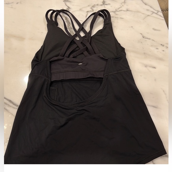Lululemon Black workout tank - Picture 2 of 2